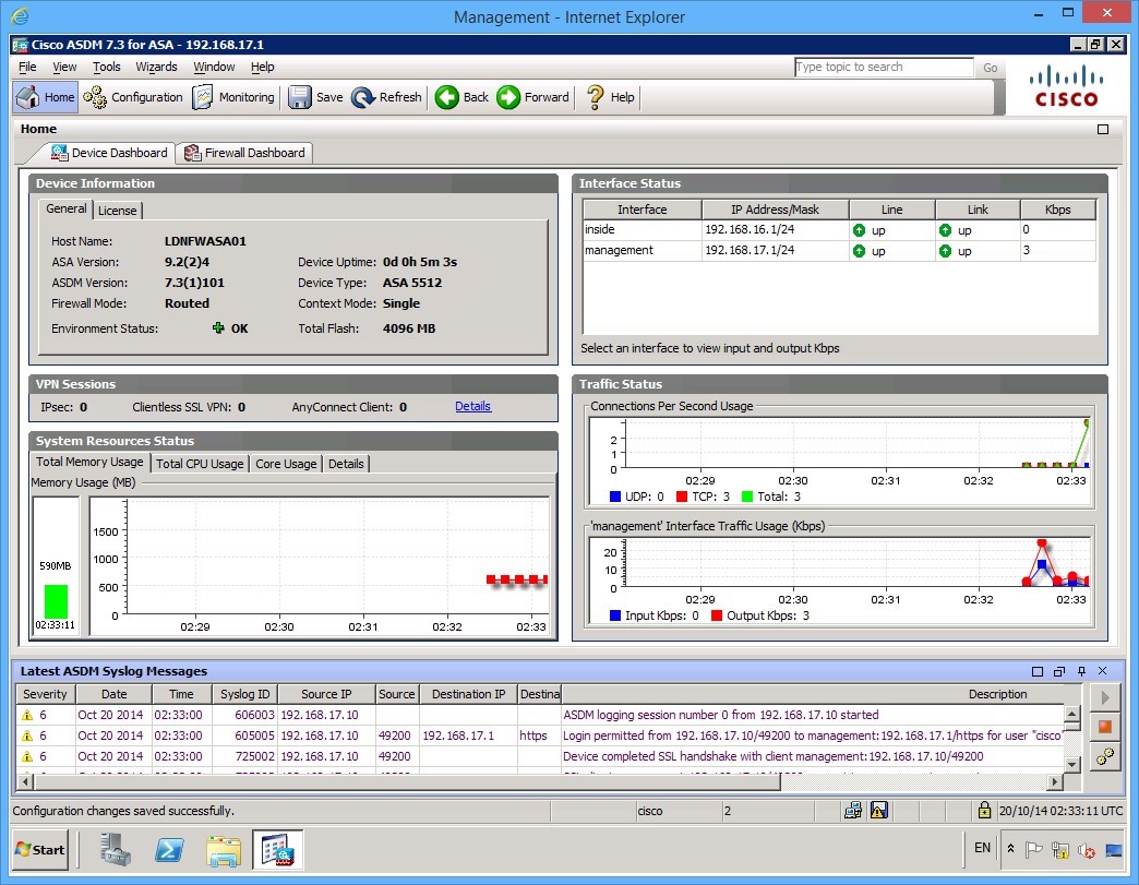 Figure 1.4 Cisco ASDM